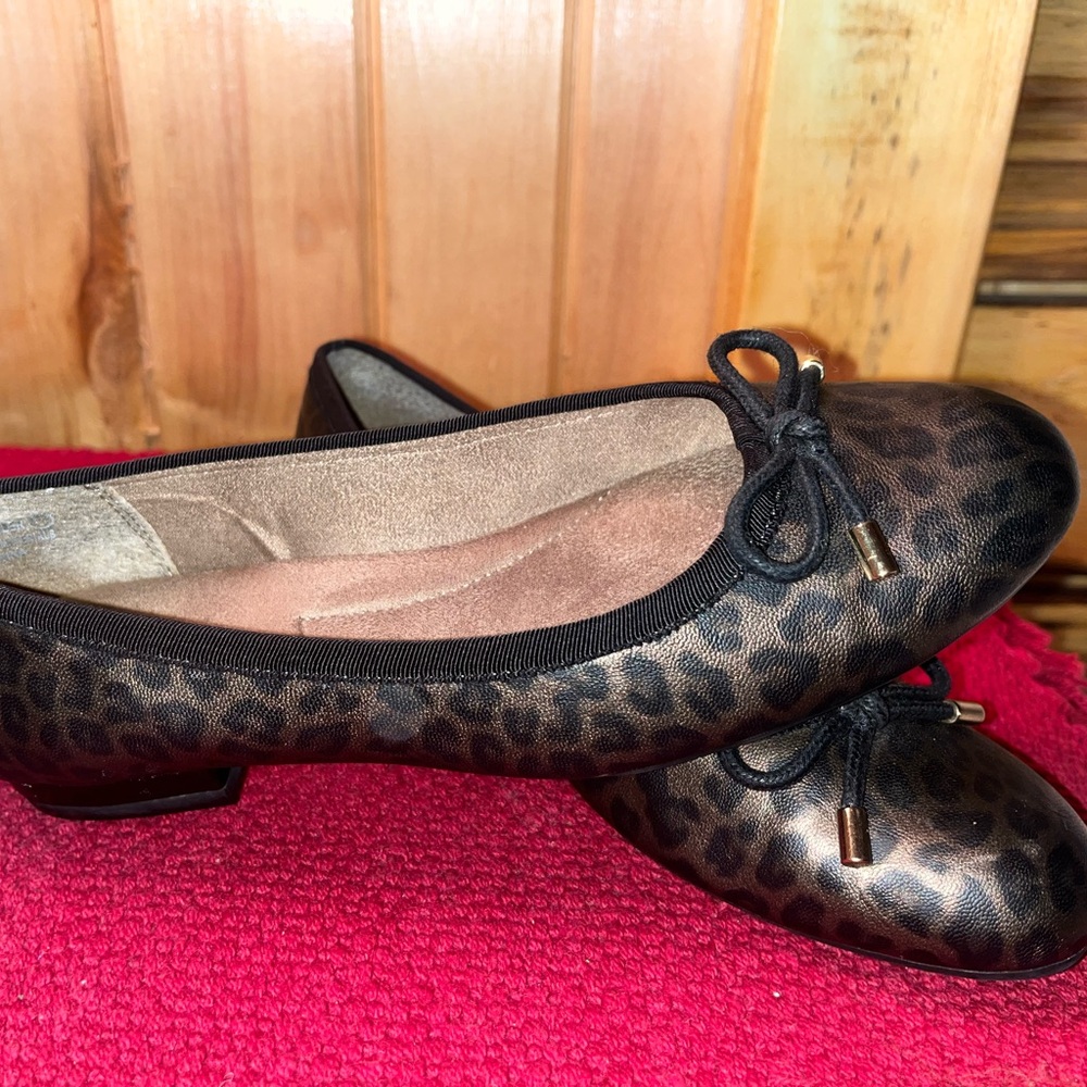 Leopard Print Flats